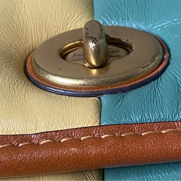 Coach Pride Collection • Quilted Rainbow Turnlock Clutch 20 - Picture 11 of 13